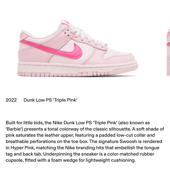 Nike Triple Pink Dunks-Barbie 🩷 - Picture 8 of 8